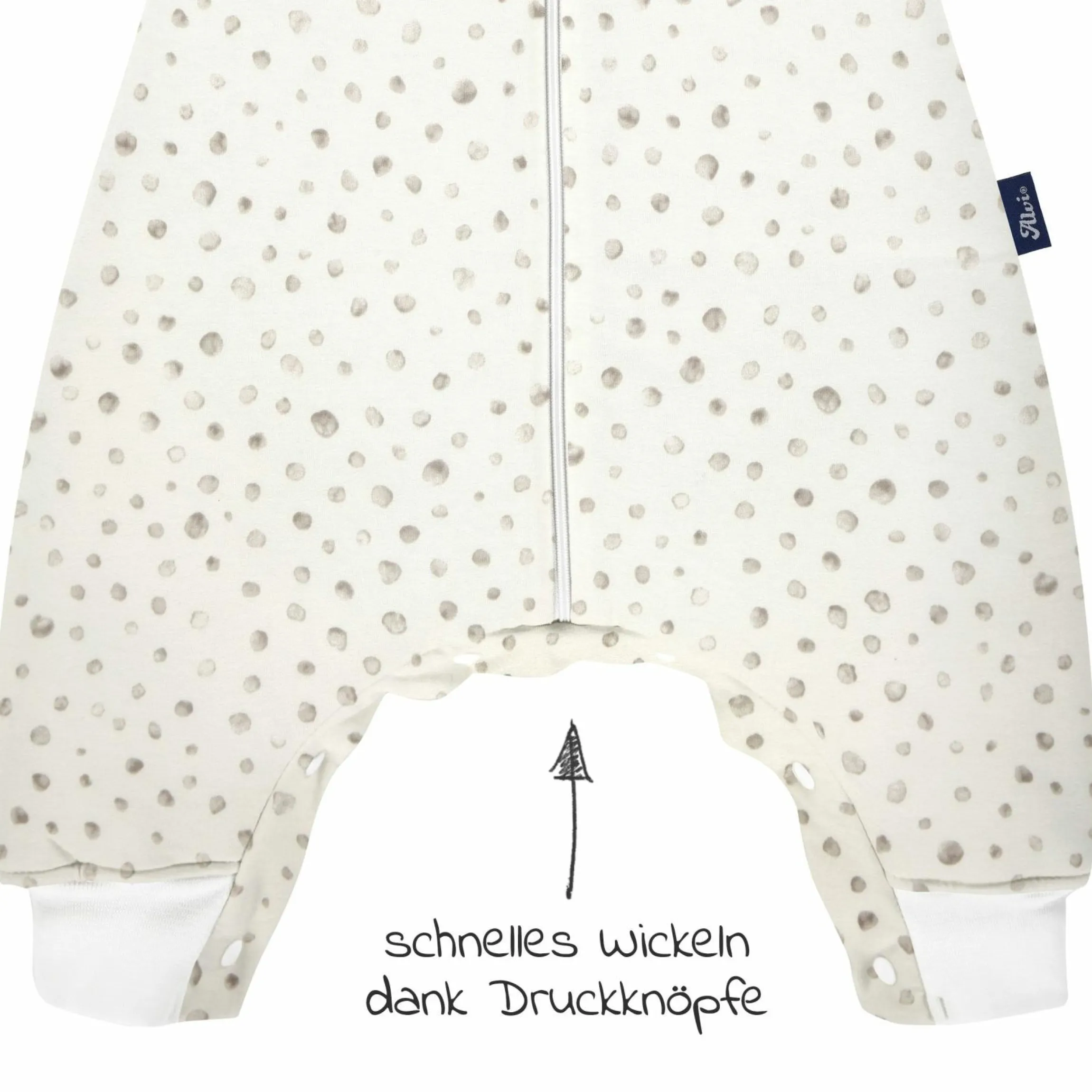 Sleep-Overall - Aqua Dot - Gr. 70 cm