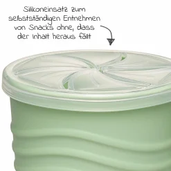 Snackbox / Kindertasse 2in1 eat green - Grün