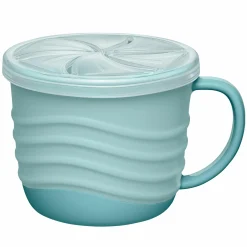 Snackbox / Kindertasse 2in1 eat green - Blau