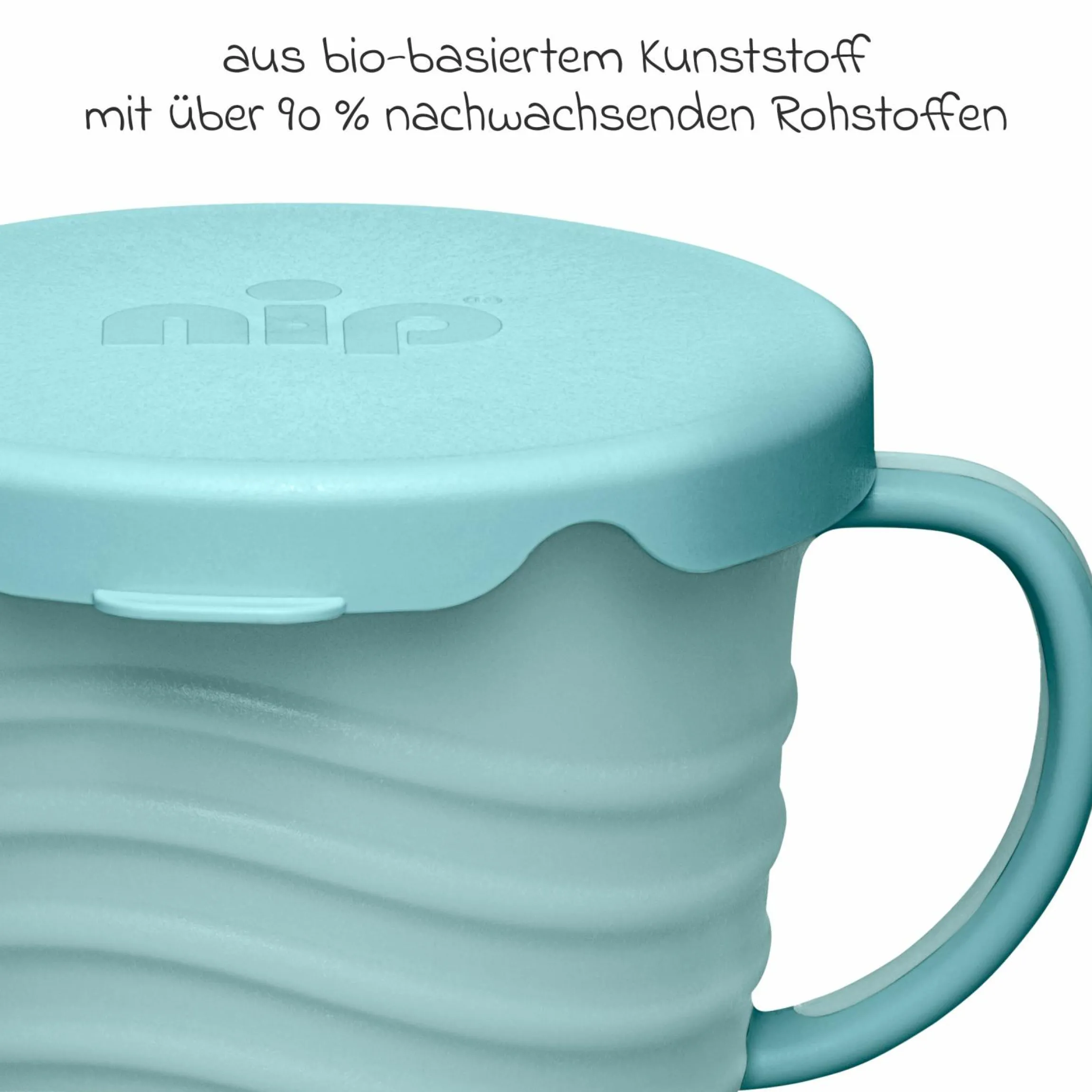 Snackbox / Kindertasse 2in1 eat green - Blau