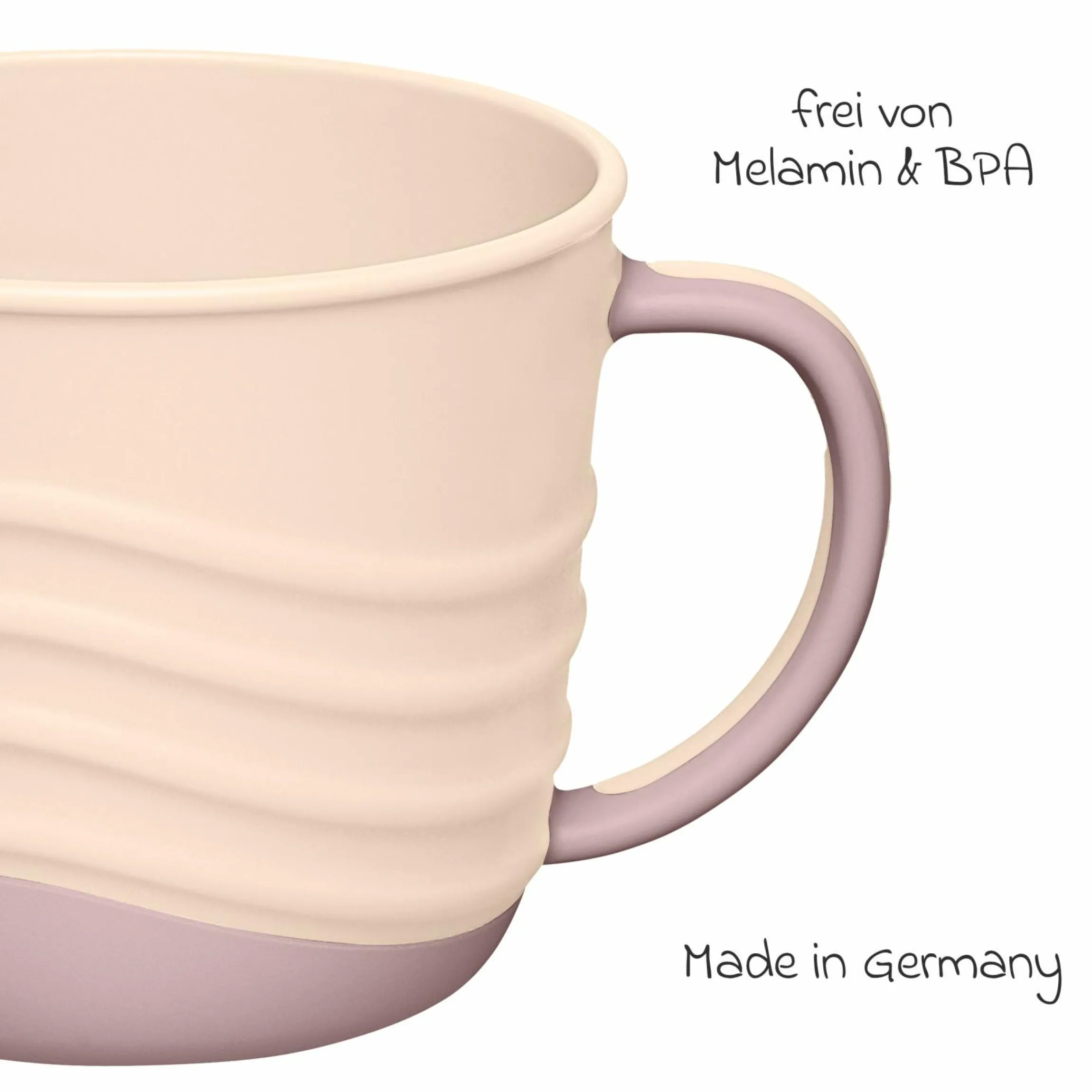 Snackbox / Kindertasse 2in1 eat green - Lila