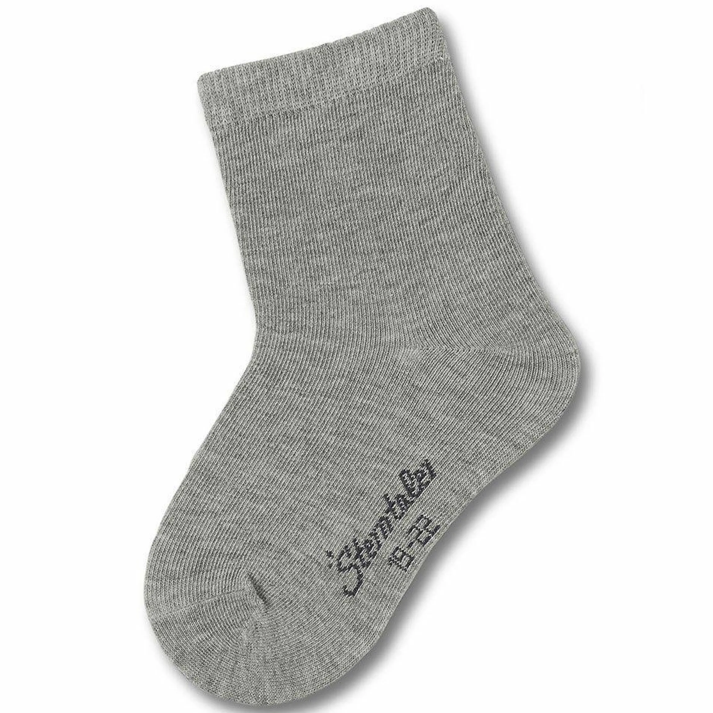 Socken - Uni Grau - Gr. 23 / 26