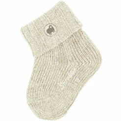 Socken mit Wolle - Beige - Gr. 17 / 18
