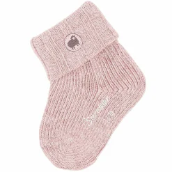 Socken mit Wolle - Rosa - Gr. 17 / 18