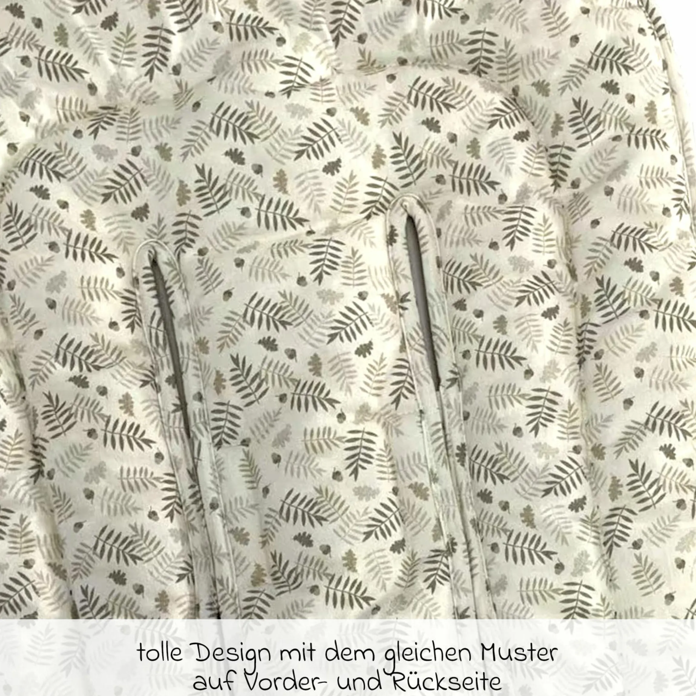 Sommer-Einlage Jersey für Kinderwagen - Forrest Cream - Kollektion 2024