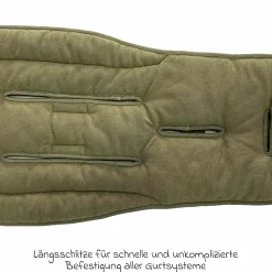 Sommer-Einlage Terry für Kinderwagen - Olive Green - Kollektion 2024