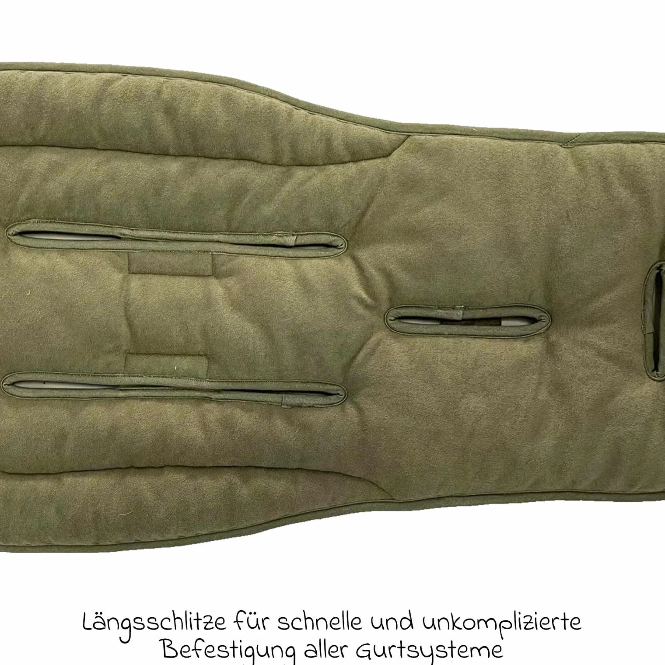 Sommer-Einlage Terry für Kinderwagen - Olive Green - Kollektion 2024