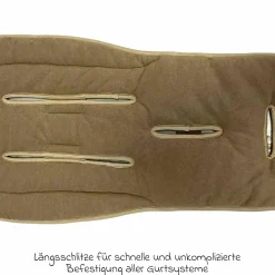 Sommer-Einlage Terry für Kinderwagen - Butternut - Kollektion 2024
