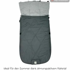 Sommerfußsack Aurora universal passend für alle Gurtsysteme für Kinderwagen, Buggy & Fahrradanhänger - Sand Cream