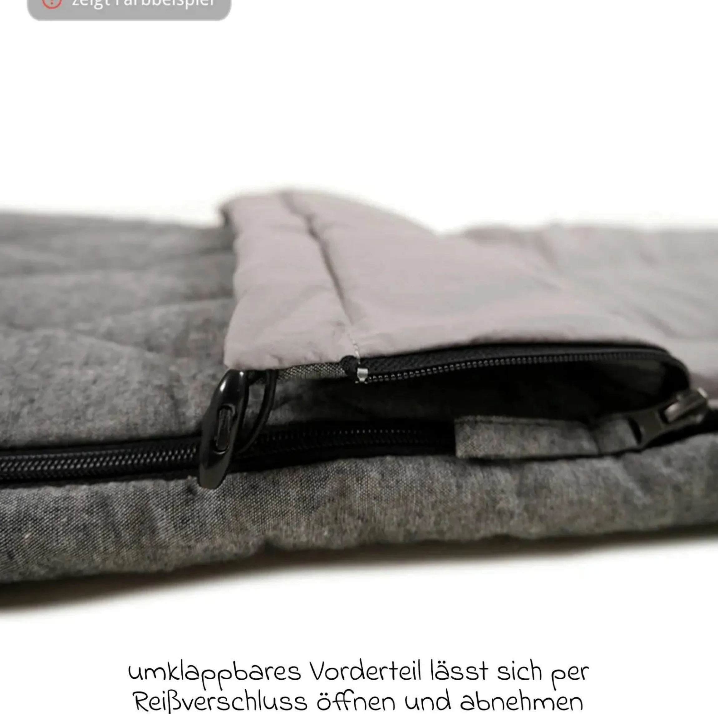 Sommer-Fußsack Nikko - Navy Melange
