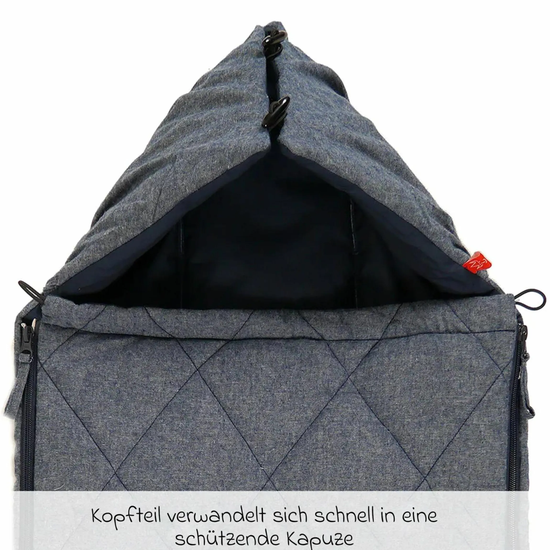 Sommer-Fußsack Nikko - Navy Melange