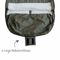 Sommerfußsack Rainy universal passend für alle Gurtsysteme für Kinderwagen, Buggy & Fahrradanhänger - Kaki