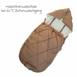 Sommerfußsack Rainy universal passend für alle Gurtsysteme für Kinderwagen, Buggy & Fahrradanhänger - Sand