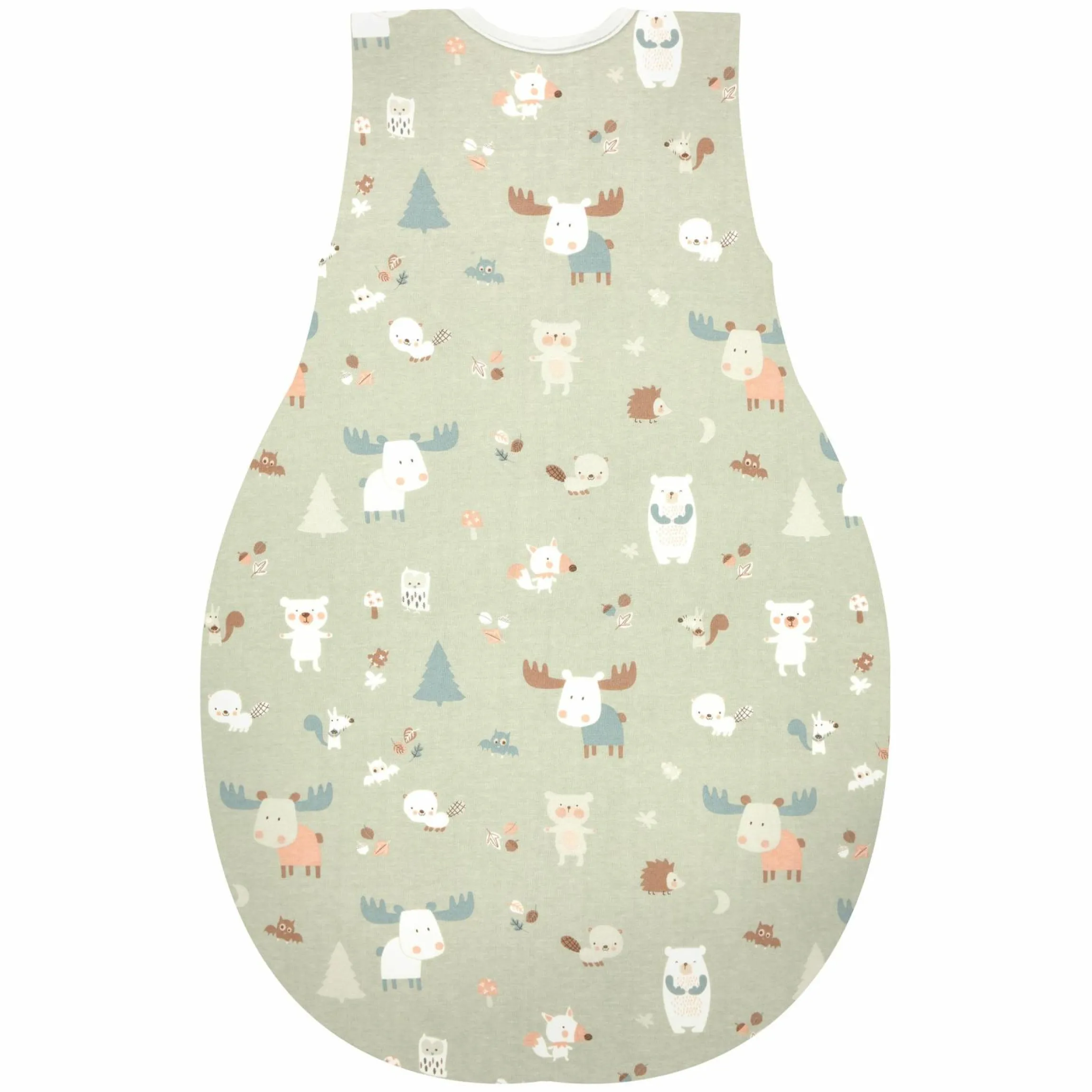 Sommer-Kugelschlafsack Molton Light - Baby Forest - Gr. 70 cm