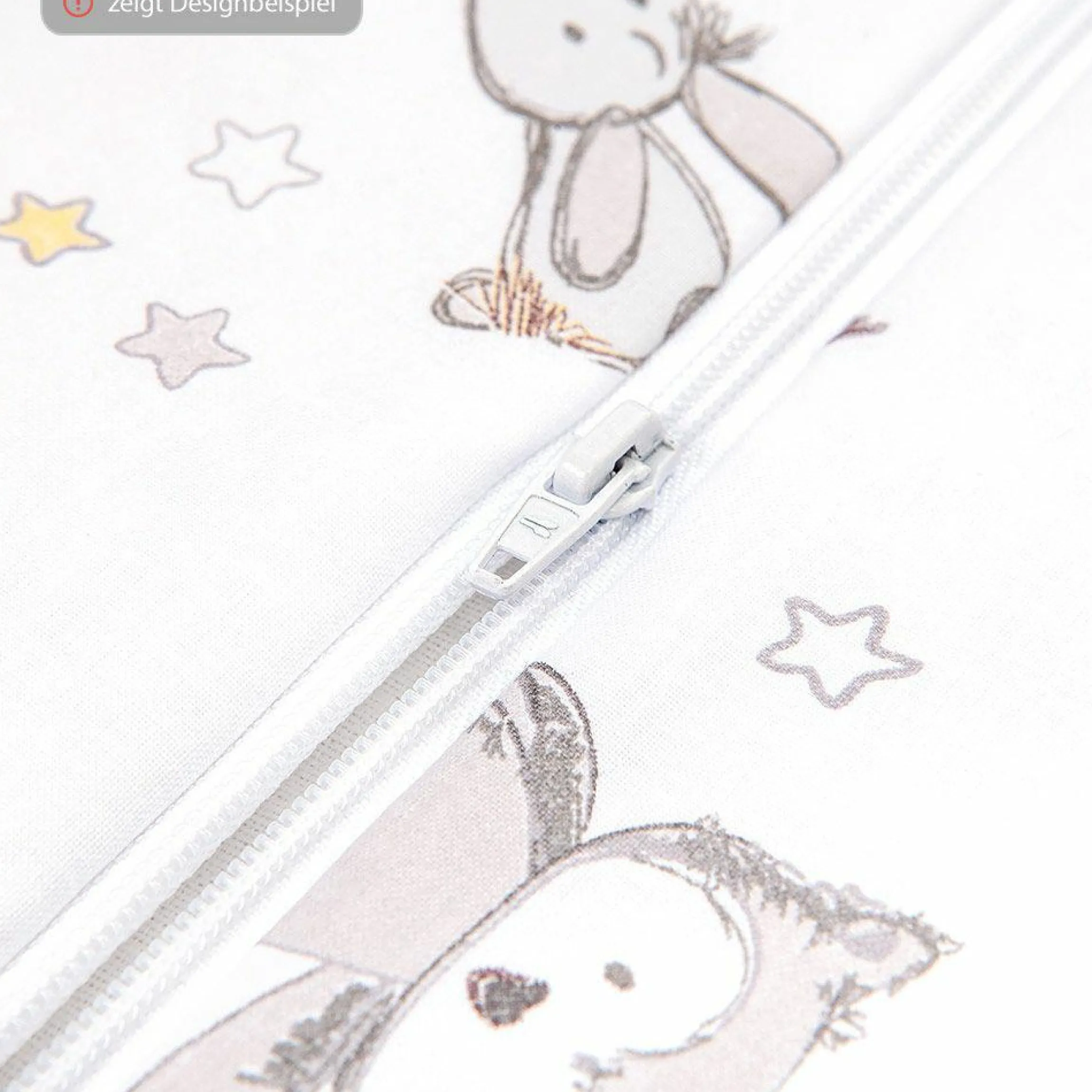 Sommerschlafsack - Memory Grau Bunt - Gr. 70 cm