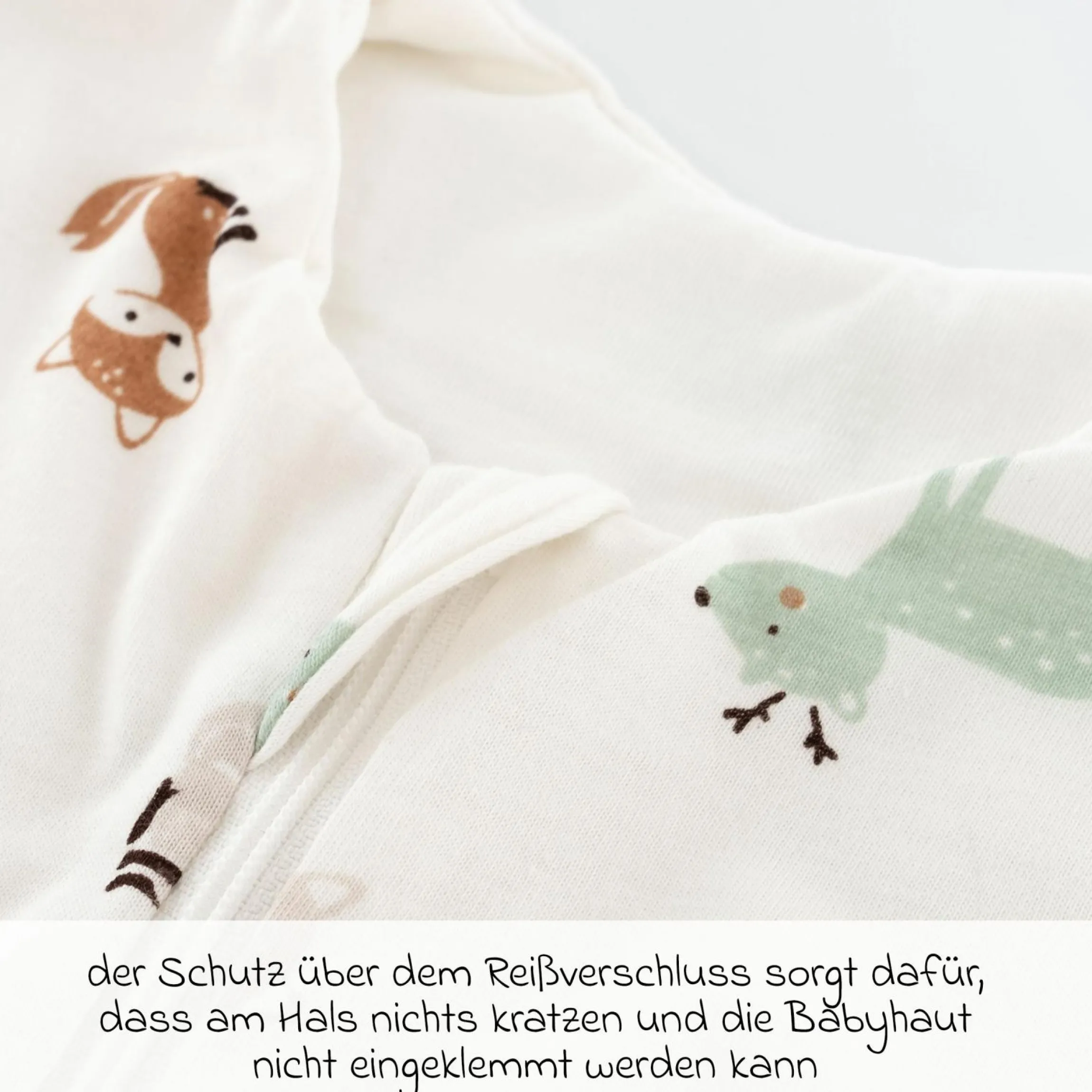 Sommerschlafsack Liebmich - Waldtiere - Gr. 60