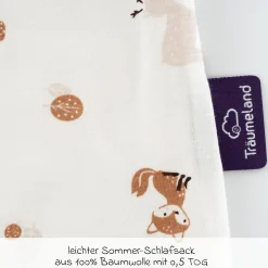Sommerschlafsack Liebmich - Waldtiere - Gr. 60