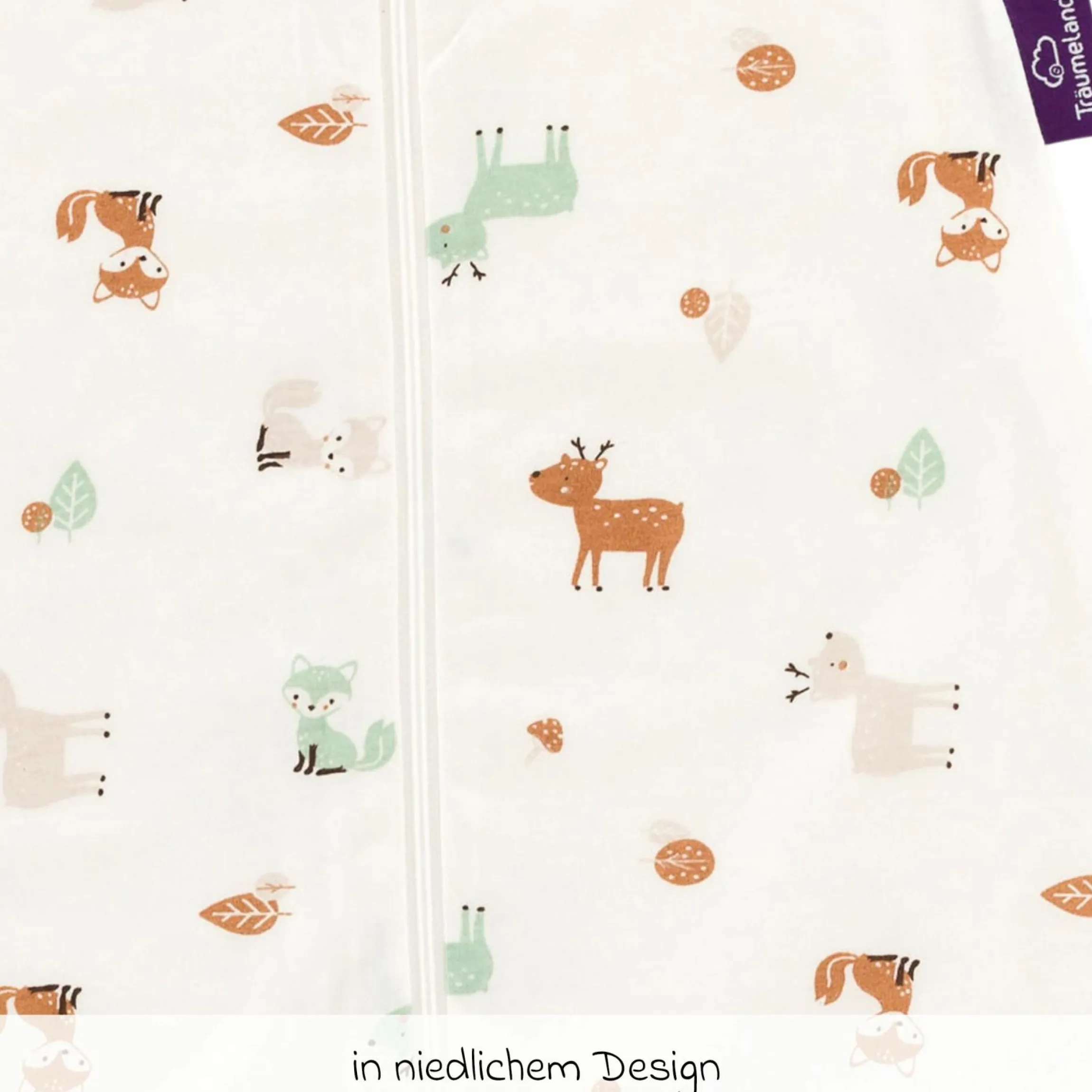 Sommerschlafsack Liebmich - Waldtiere - Gr. 60