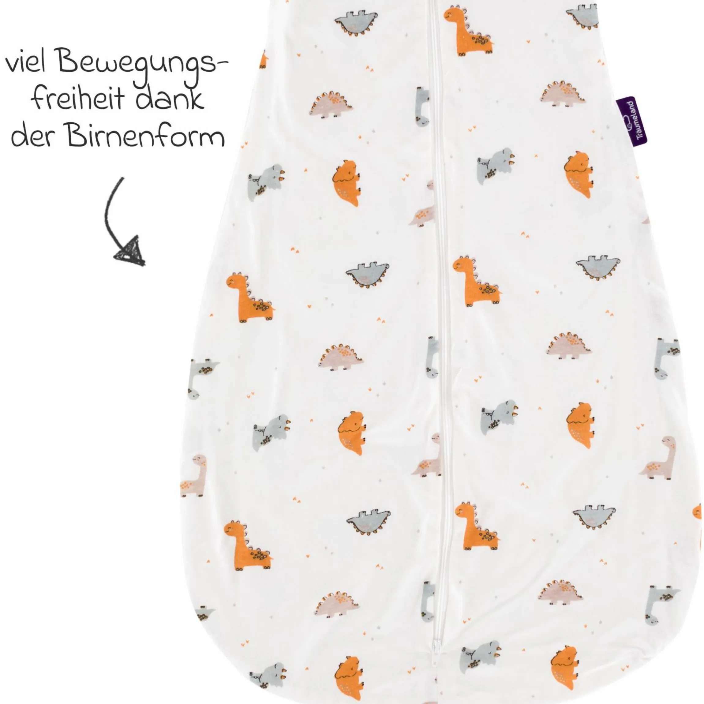 Sommerschlafsack Liebmich - Dinolino - Gr. 60