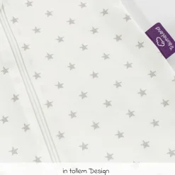 Sommerschlafsack Liebmich - Sternchen - Grau - Gr. 60