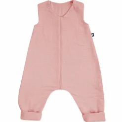 Sommerschlafsack mit Füßen / Jumper Musselin - Dusty Rose - Gr. 92