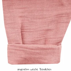 Sommerschlafsack mit Füßen / Jumper Musselin - Dusty Rose - Gr. 92