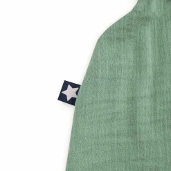 Sommerschlafsack mit Füßen / Jumper Musselin - Grün - Gr. 104