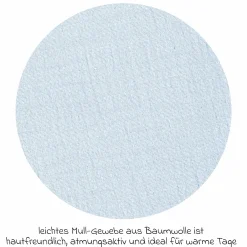 Sommer-Schlafsack mit Füßen Musselin / Sleep-Overall Light Mull + GRATIS Halstuch - Sky Way - Gr. 70 cm