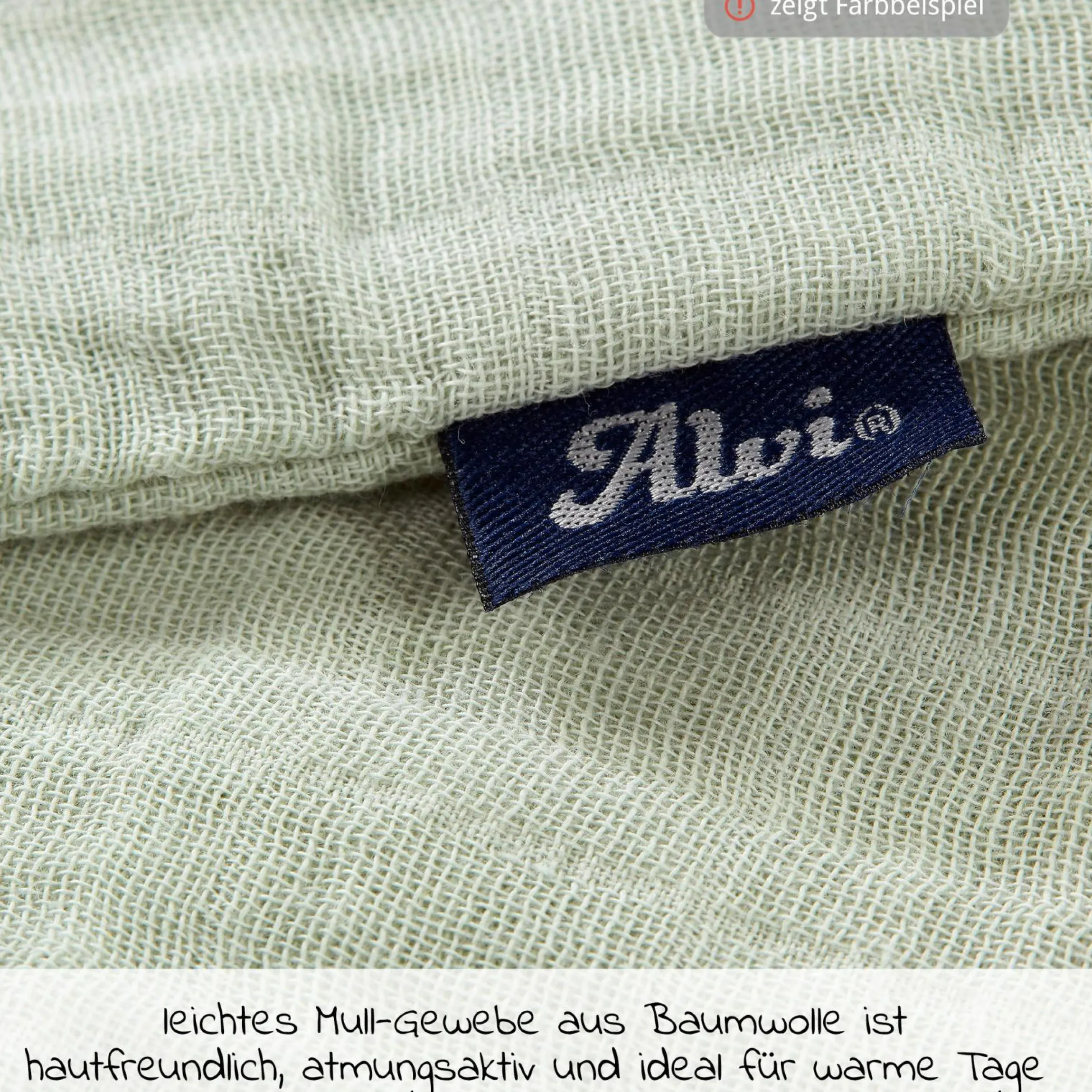 Sommer-Schlafsack Mull - Cornsilk - Gr. 70