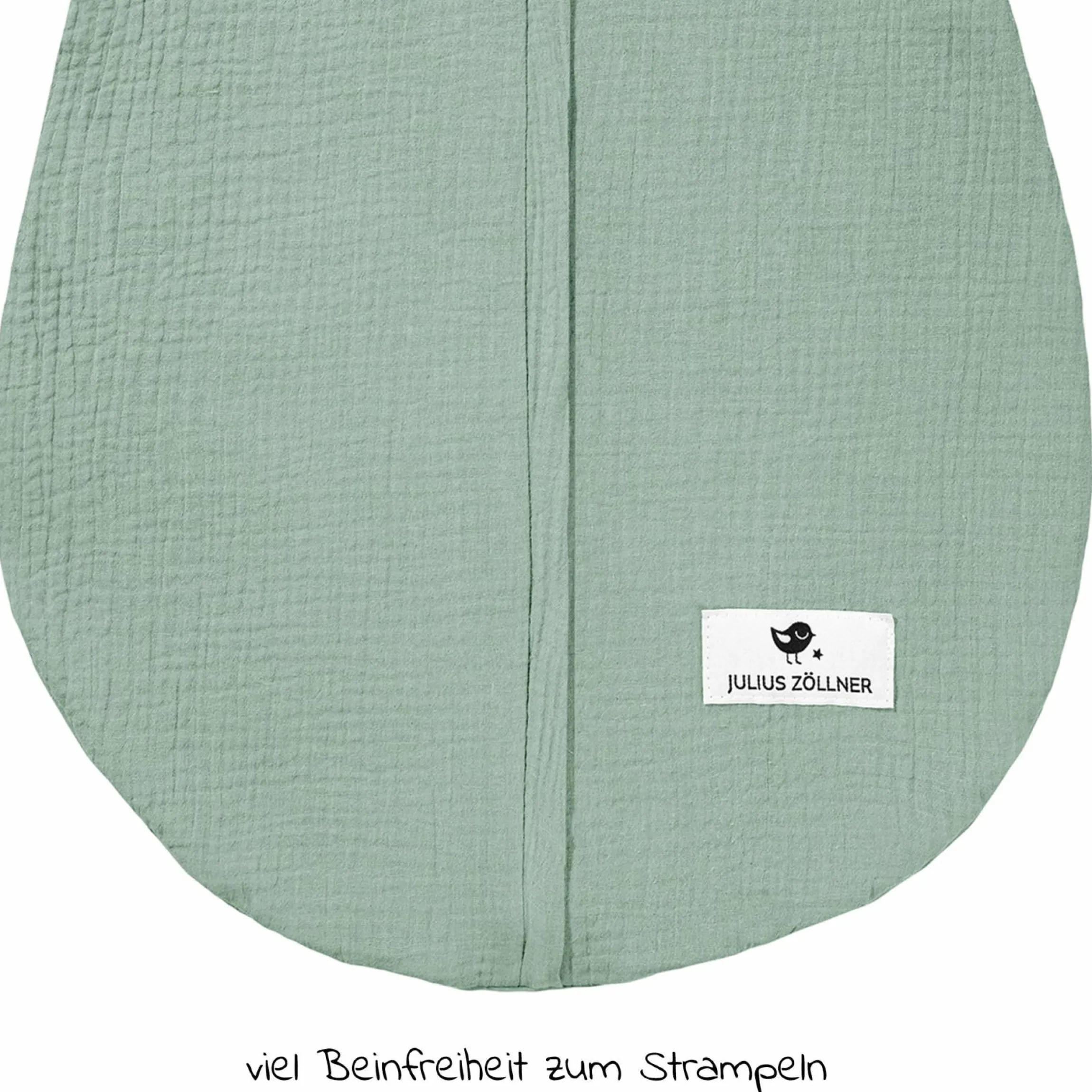 Sommerschlafsack Musselin - Grün - Gr. 50