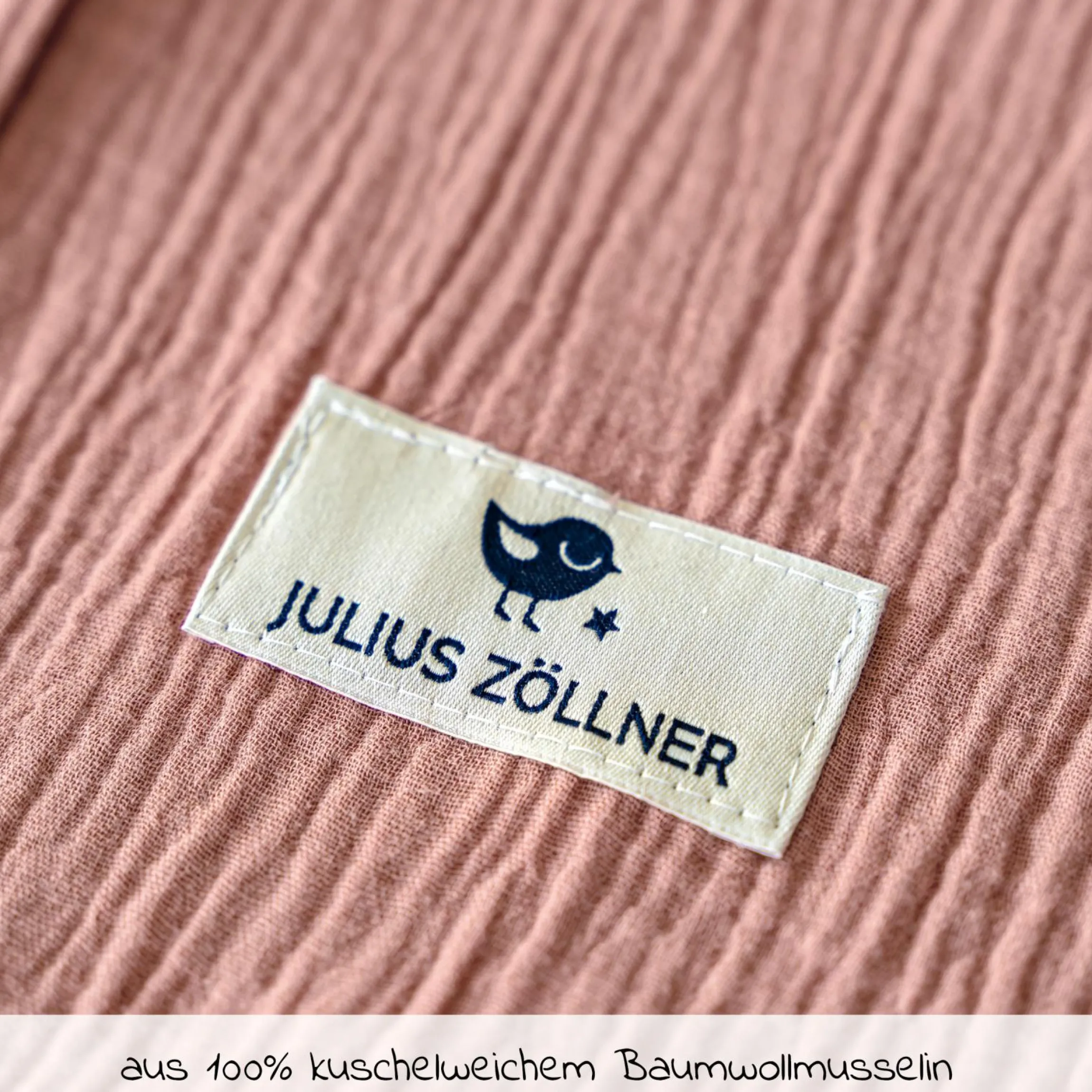 Sommerschlafsack Musselin - Dusty Rose - Gr. 50