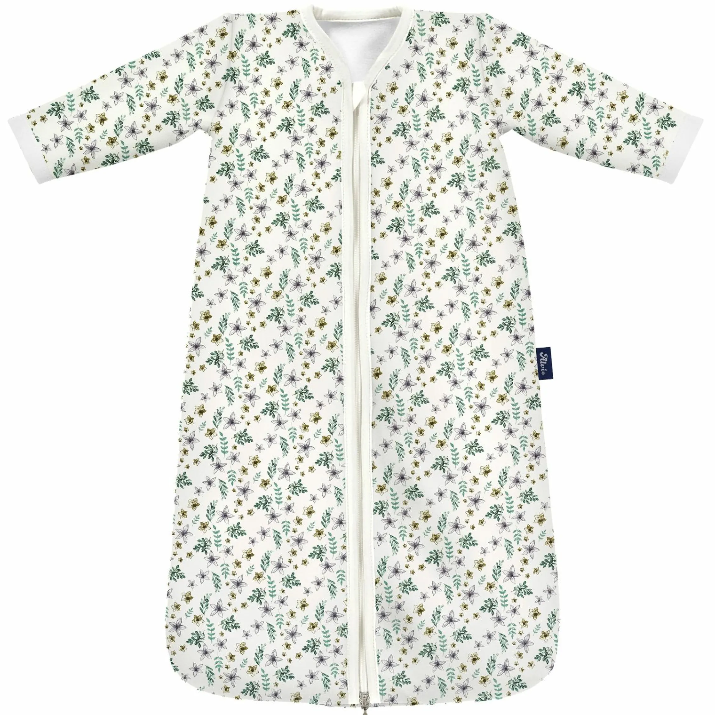 Sommer-Schlafsack Tracksuit aus Bio-Baumwolle - Petit Fleurs - Gr. 70