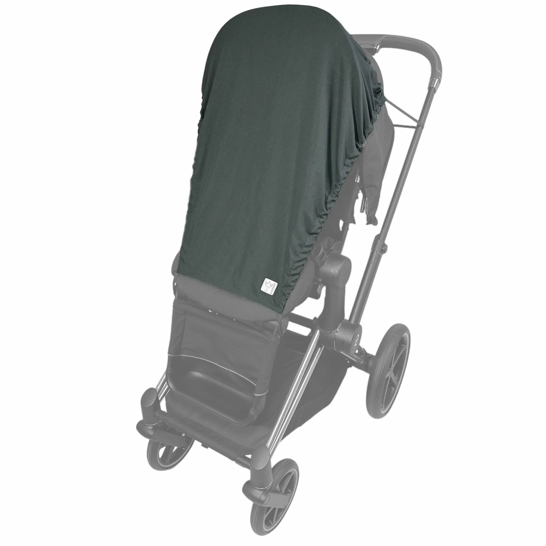Sonnendach für Kinderwagen mit UV-Schutz 50+ - Dark Grey