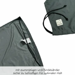 Sonnendach für Kinderwagen mit UV-Schutz 50+ - Dark Grey