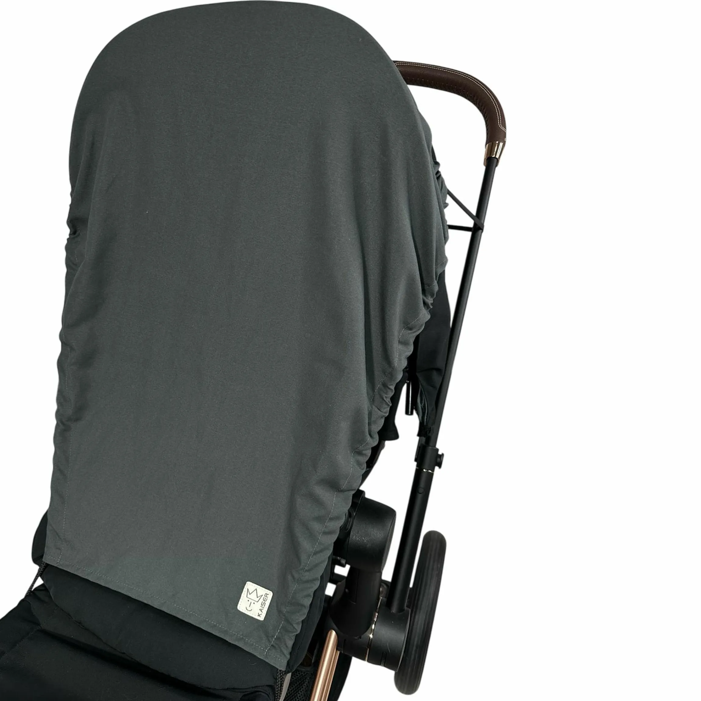 Sonnendach für Kinderwagen mit UV-Schutz 50+ - Dark Grey