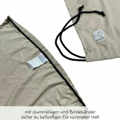 Sonnendach für Kinderwagen mit UV-Schutz 50+ - Sand