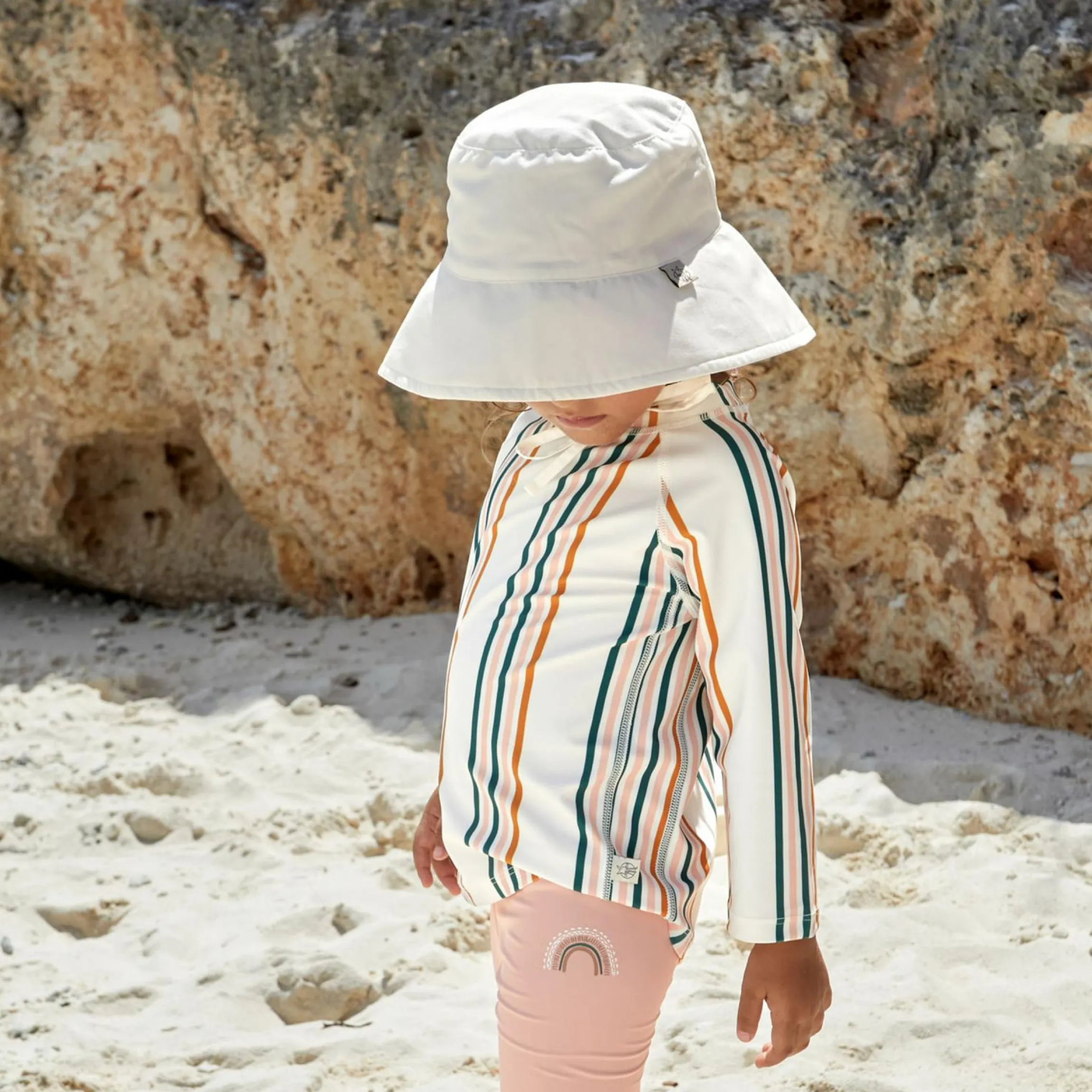 Sonnen-Hut mit Nackenschutz LSF Sun Protection Long Neck Hat - Nature - Gr. 43/45