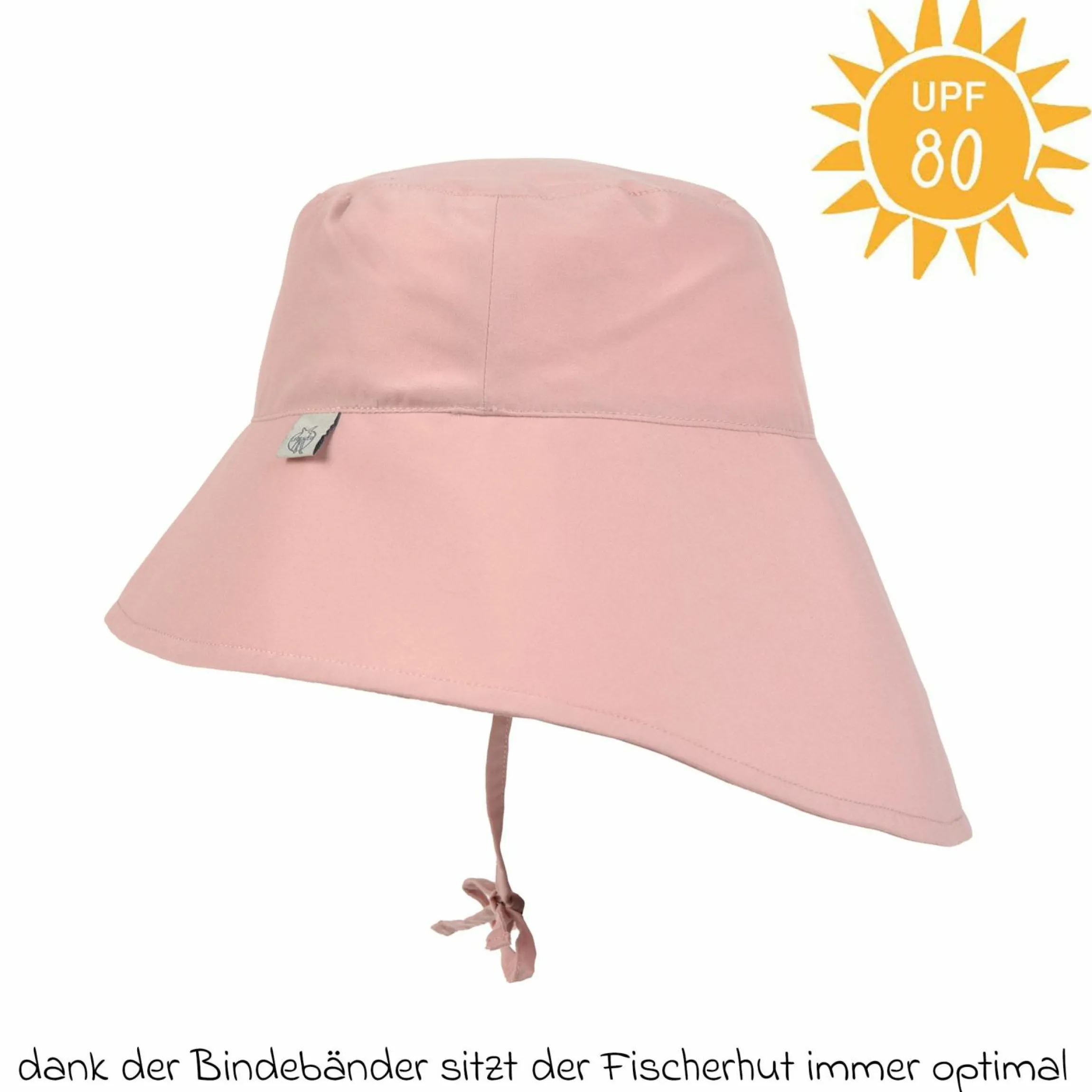Sonnen-Hut mit Nackenschutz LSF Sun Protection Long Neck Hat - Peach - Gr. 50/51