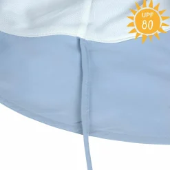 Sonnen-Hut mit Nackenschutz LSF Sun Protection Long Neck Hat - Sky Blue - Gr. 50/51