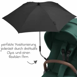 Sonnenschirm für Maxi-Cosi Kinderwagen - Black - Kollektion 2025