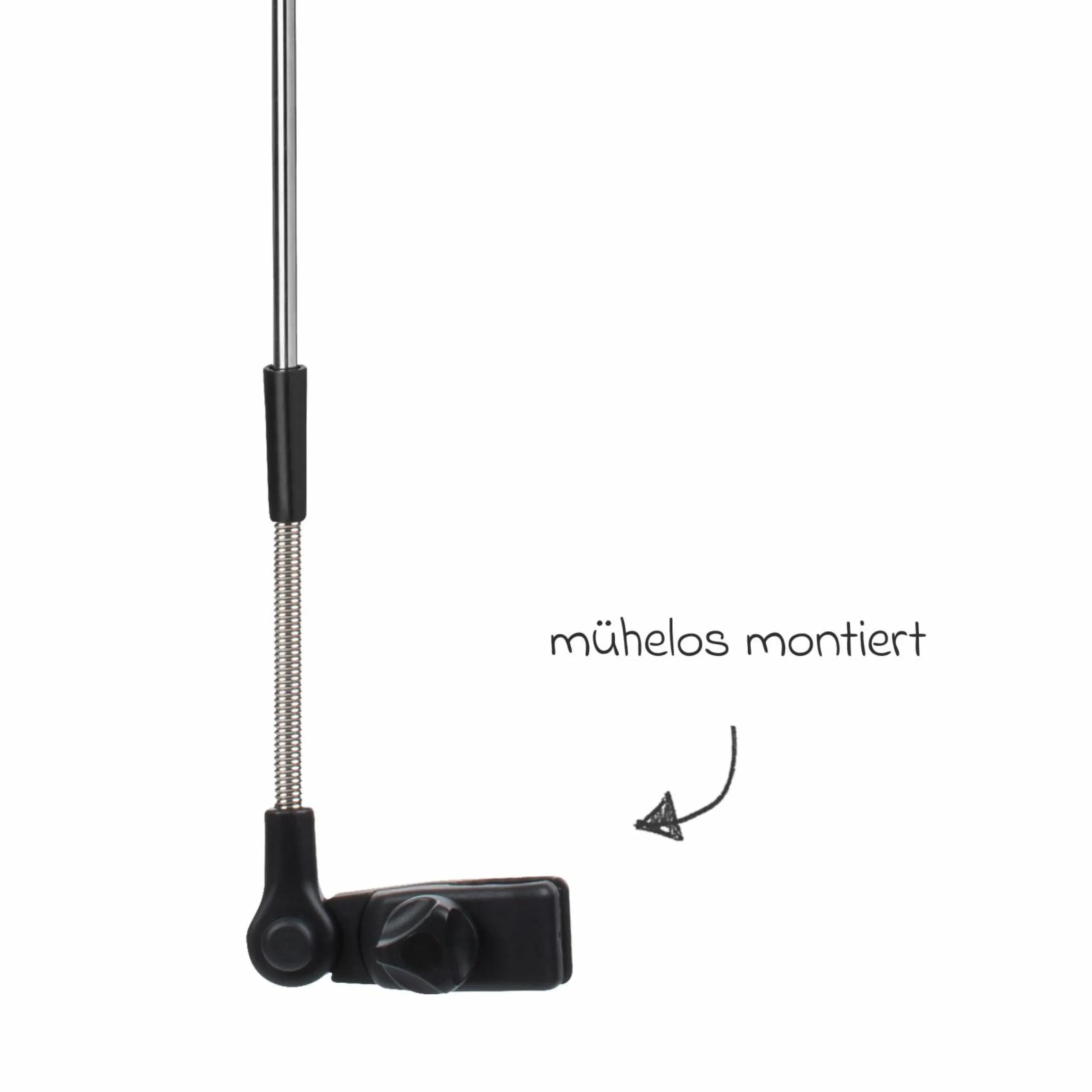Sonnenschirm für Maxi-Cosi Kinderwagen - Black - Kollektion 2025
