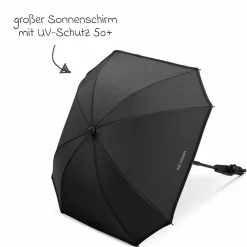 Sonnenschirm Sunny für Kinderwagen & Buggy - Pure - Coal - Kollektion 2025