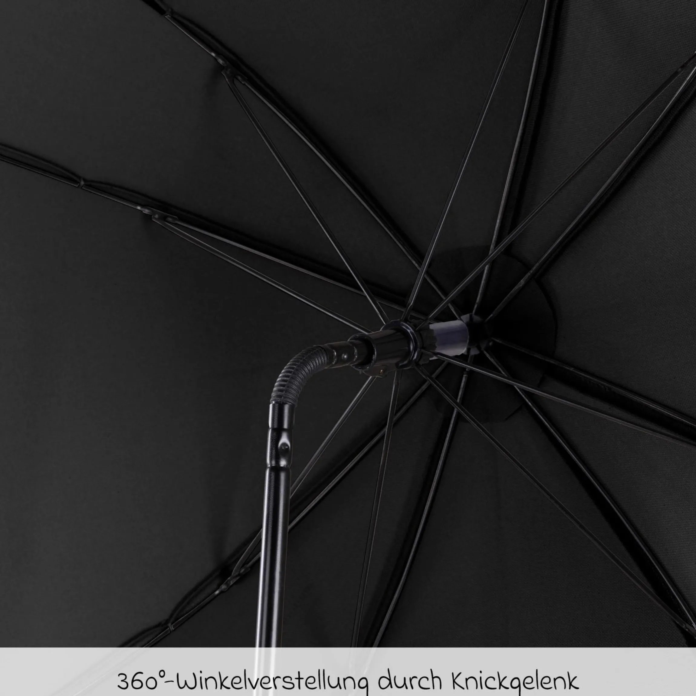 Sonnenschirm Sunny für Kinderwagen & Buggy - Pure - Coal - Kollektion 2025