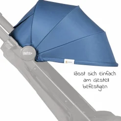 Sonnenverdeck für Metro+ UV Schutz 50+ - Sunshade - Azur