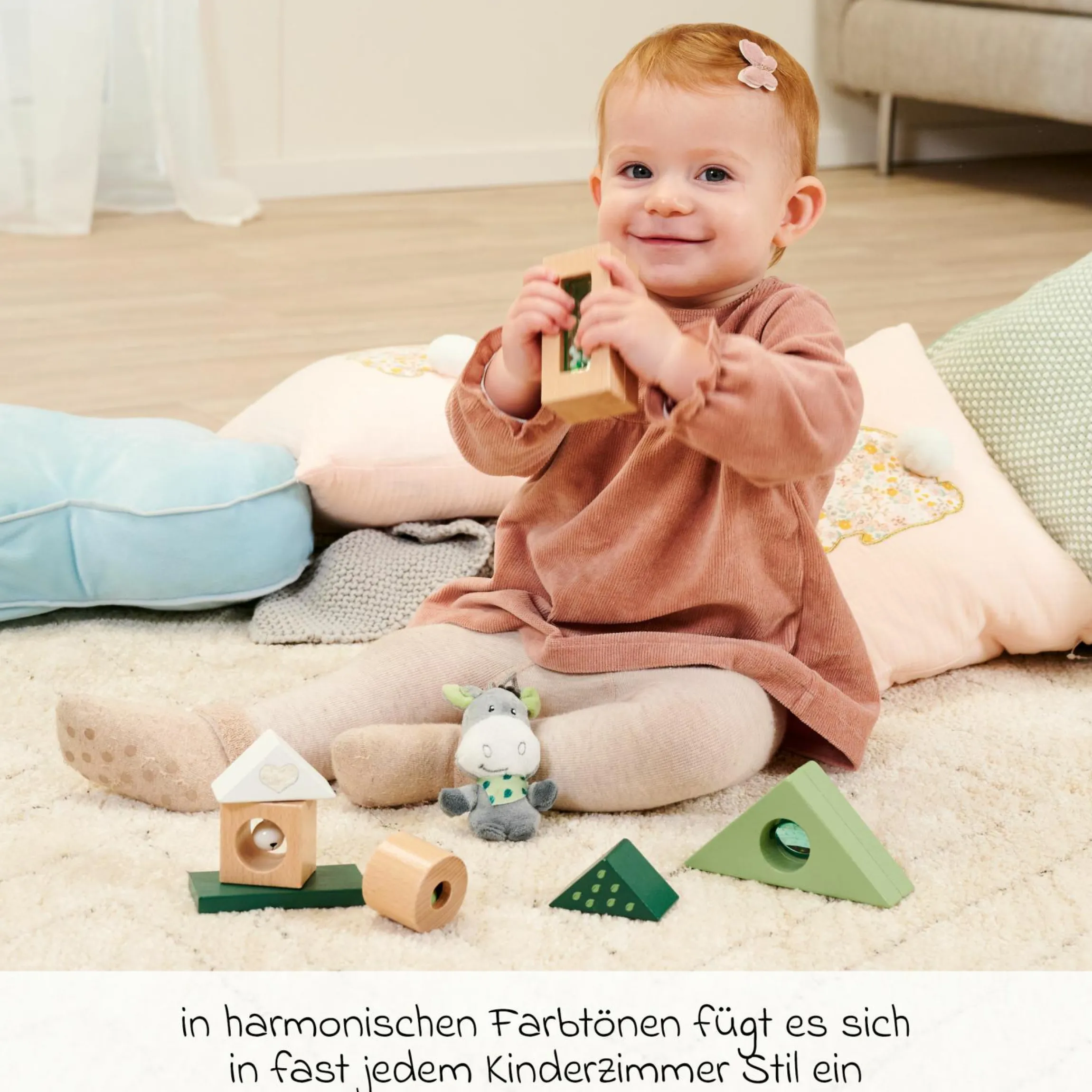 Soundbausteine HIPP 8 Stück aus Holz - Esel