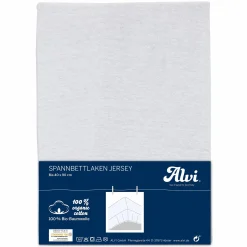 Spannbetttuch aus Bio-Baumwolle für kleine Matratzen 40 x 90 cm - Weiß