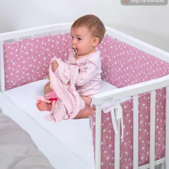 Spannbetttuch Deluxe aus Jersey für Beistellbett Maxi, Midi, Boxspring, Comfort, Comfort Plus 89 x 50 cm - Zartgrau - Kollektion 2024