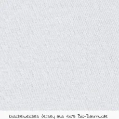 Spannbetttuch 2er Pack aus Bio-Baumwolle für kleine Matratzen 40 x 90 cm - Weiß