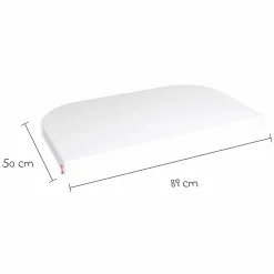 Spannbetttuch 2er Pack Deluxe aus Jersey für Beistellbett Maxi, Midi, Boxspring, Comfort, Comfort Plus 89 x 50 cm - Weiß - Kollektion 2024