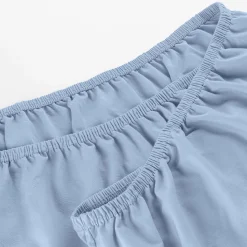 Spannbetttuch 2er Pack für kleine Matratzen 40 x 90 cm - Hellblau